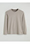 Crew Neck Long Sleeve Men's Pajama Top