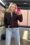 Brown Wrinkled Cardigan - 6