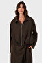 سترة بياقة قميص وسحاب بقصة عادية JACKET 268755688 - 4