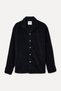 Men's Black Regular Fit Velvet Textured Casual Jacket - 4