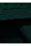 Unisex Green New York Printed Oversized Piece Polo Neck Zippered Sweatshirt - 2