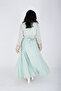 2 Piece Modern Patterned Embroidery Dress - 3