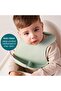 Silicone Bib (Deep Stay-Open Pocket, Rollable, Dishwasher Safe) - 4