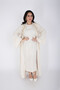 2 Piece Luxury Linen Rope Design Jalabiya - 5