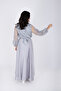 Chiffon Layered Dress Applique Design - 4