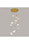 Butterfly staircase chandelier, double-height rotating crystal chandelier - 3