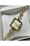Women's Elegant Wristwatch- Square Dial, Rhinestone Bracelet, Stylish Model, Boxed - 4