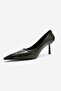 Rona Green Print Matte Toe Women's Heeled Shoes - 4