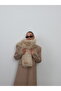 Women's Mink Detailed Faux Fur Scarf - 4