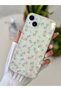 iPhone 15 - 14 - 13 Compatible 2in1 Flower Hologram Shiny Design Silicone Case - 3