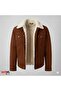 Men's Classic Cut Shearling Jean Jacket