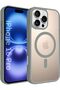 iPhone 16 Pro Case-Transparent Acrylic with Color Frame,Thick Hybrid TPU(Natural Titanium) - 2