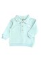 Organic Polo Neck Mint Green Winter Baby Boy Top - 2