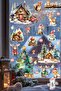 New Generation Double-Sided Printed New Year Glass Sticker Set – Forest Friends & Winter Tale Themed - 3