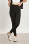 Women's High Waist Diving Tights - Black - 2