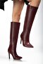 Syt-2004 Burgundy Daily Boots - 2