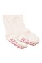 Unisex Ecru Love Non-Slip Sole Fleece Socks