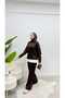 Modal Fabric Pleated Women's Tunic Tracksuit Set - 7