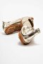 Perite Women's Genuine Leather Ballet Flats Gold with Elastic Back Color-Match Leather Lining - 6