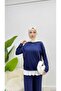 Modal Fabric Pleated Women's Tunic Tracksuit Set - 8