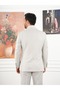 Men's Slim Fit Italian Style K Double-Breasted Suit Jacket Pants - Xprzcom8378 - 4