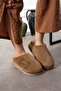 Teddy Bear Embroidered Women's Soft Plush Furry Inside Dowry Bundle Bridal House Slippers - 3