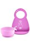 Easy Start Silicone Weaning Food Set 6m+, Pink - 2