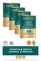 Keratin & Argan Repairing Care Shampoo 300 ml - Damaged and Sensitive Hair 4 Pcs