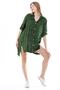 Women's Grass Green Casual Shirt Tunic - 2