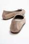 Poetry Women's Genuine Leather Ballet Flats Mink Suede Color-Match Leather Lining - 6