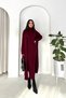 Maxi Boy Cardigan Turtleneck Dress Knitwear Set Aw25Hi0058 - 6