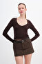 V-Neck Basic Blouse B0425 - 6