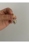Steel Zircon Stone Heart Charm Pendant - 2