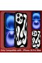 iPhone 16 Pro Max Case - Black, 3D Electroplated Glitter Slim Shockproof Cover - 6