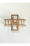 7 cm Colorful Stone Rectangular Gold Hair Clip – Sparkling and Modern Metal Barrette - 4