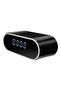 Table Clock HD WiFi Surveillance Camera Black