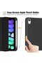 Case iPad Mini 8.3" Case (A17 Pro 2024 / Mini 6 2021) with Pencil Holder, Trifold Stand - Black - 3