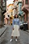 Women's Tilia Crop Cream Soft Textured Cardigan - 2