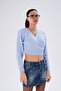 Women's Knitted Pattern Double-Breasted Collar Knitwear Knitted Sweater 255152 - - 4