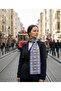 Sedefe Pattern Stylish & Elegant Women's Accessory Satin Scarf 30X165Cm