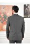 Men's Regular Italian Style Woolen Mono Collar Suit Jacket Pants-Xprzcom8406 - 4