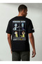 Men Regular Fit Crew Neck Short Sleeve Rick and Morty Print T-shirt - 3