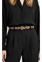 Women's Makara Gold Buckle Thin Leopard Belt Trouser Belt Coat Belt Dress Belt Shirt Belt - 3