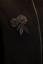 Zippered Mock Neck Long Sleeve Regular Knitwear Cardigan - 7