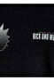 Men Regular Fit Crew Neck Short Sleeve Rick and Morty Print T-shirt - 4