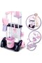 - Kids Toys Cleaning Trolley Set with Accessories - Pink - 3