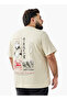 Men Regular Fit Crew Neck Short Sleeves Naruto Shippuden Print T-shirt