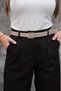 Gold Buckle Suede Belt Trouser Belt Shirt Belt Coat Belt Dress Belt - 4