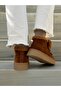 Melena Suede Fur Inside Thick Sole Women's Boots Genuine Leather - 6