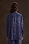 Patterned Viscon Blouse - 6